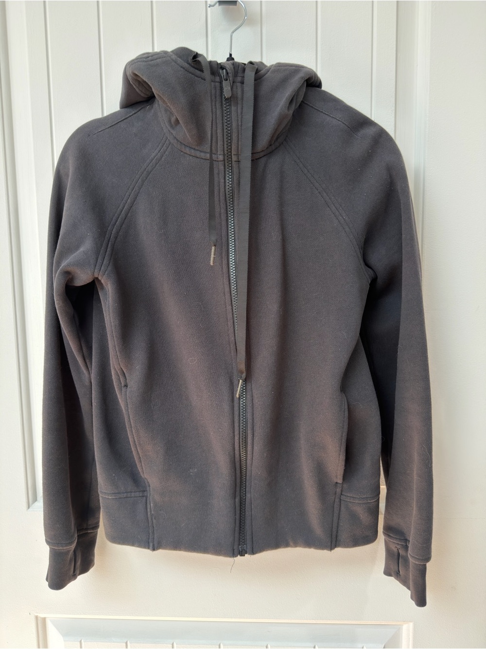 Lululemon At Ease Full Zip Hoodie Women’s Size 6 Black Jacket Athletic Casual